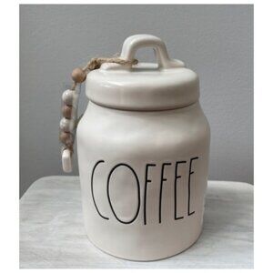 NEW Rae Dunn Baby Coffee Canister With Beaded Garland